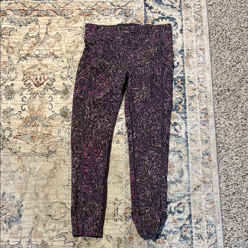 lululemon athletica Multicolor Patterned Leggings